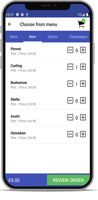 app screen
